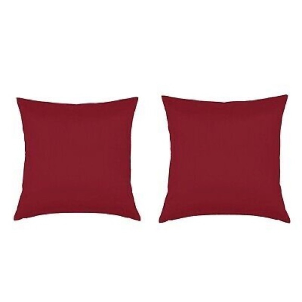 NWOT  Air Canada burgundy pillow cover set